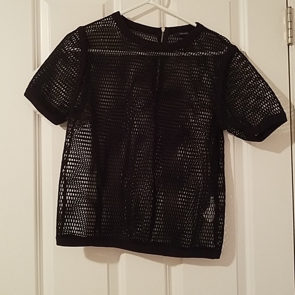 forever 21 fishnet top